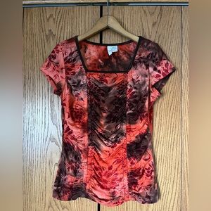 Coral Boho Top